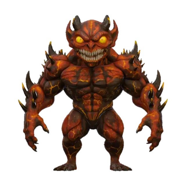 3D model for Infernal Guardian