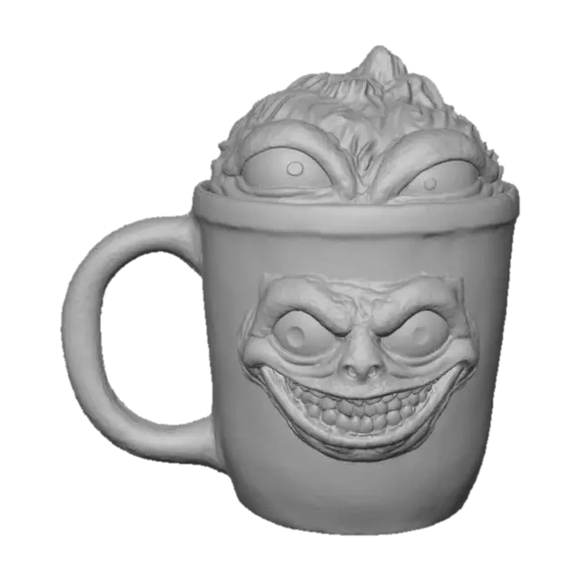 3D model for Grinning Goblin Mug, #Halloween2025#