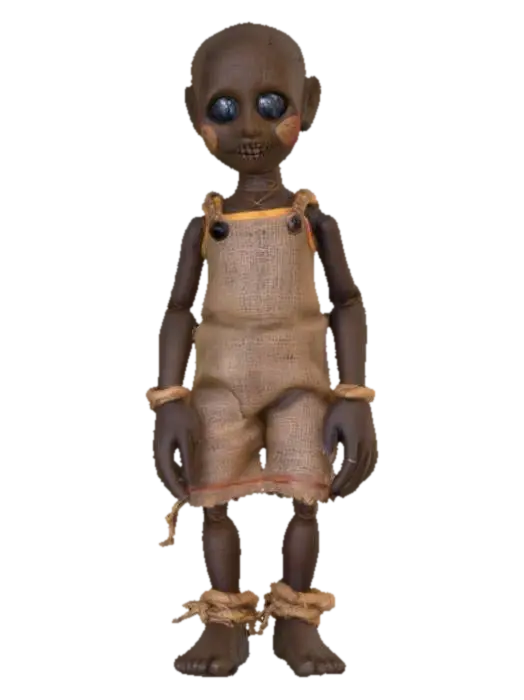 A highly realistic human voodoo doll. Highly detailed face, hands, feet. Should have… - Burlap 3D model, vytvořený pomocí AI