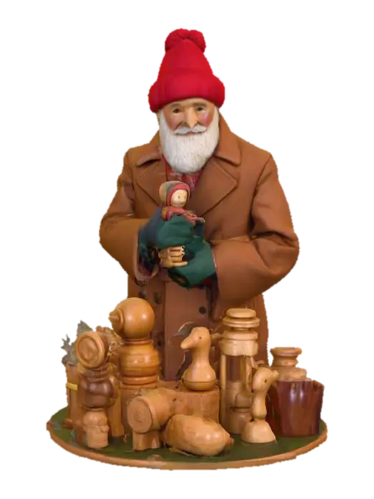 #Christmas2025#, The first toymaker to the king. Realistic. High quality realistic… 3D model, vytvořený pomocí AI