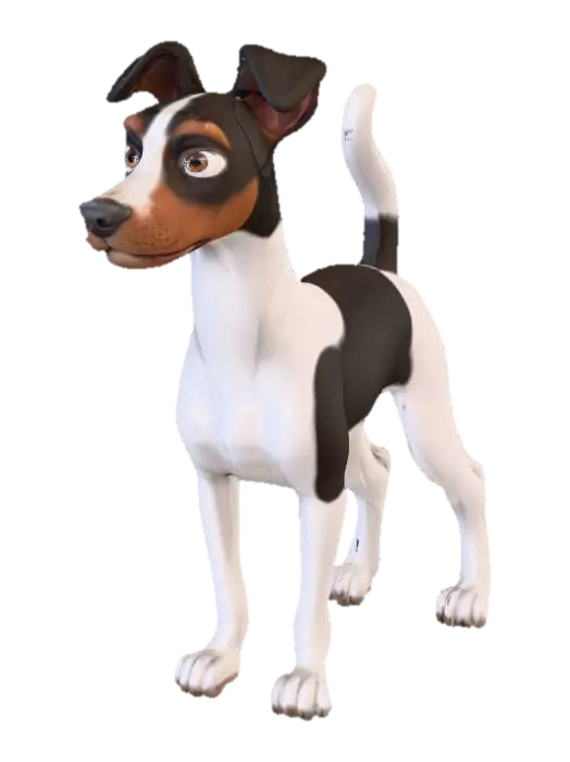 Ultra realistic ultra detail dog of a pointer class breed. Ultra high quality… - Detaileddog 3D model, vytvořený pomocí AI