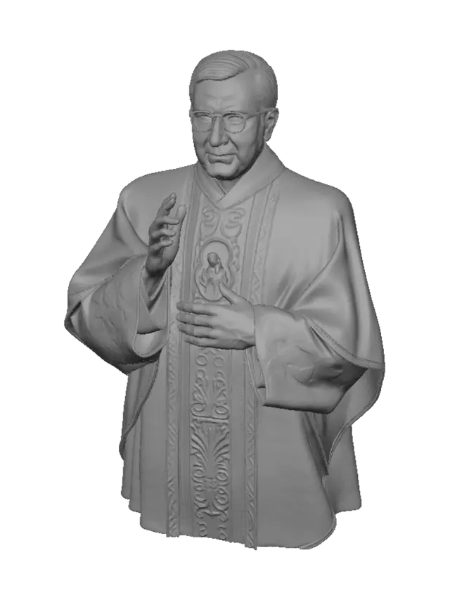 3D model for Blue Vestments with Sacred Icon