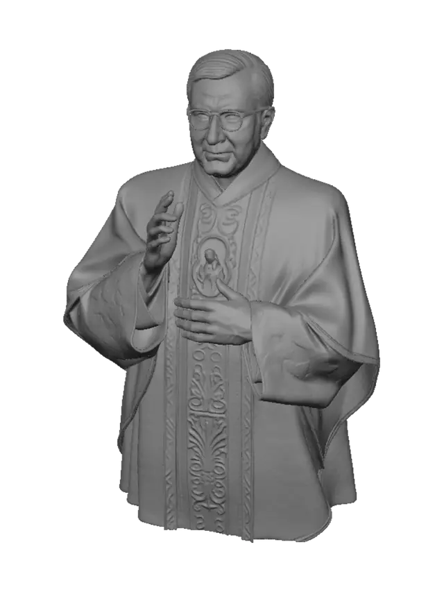 3D model for Blue Vestments with Sacred Icon