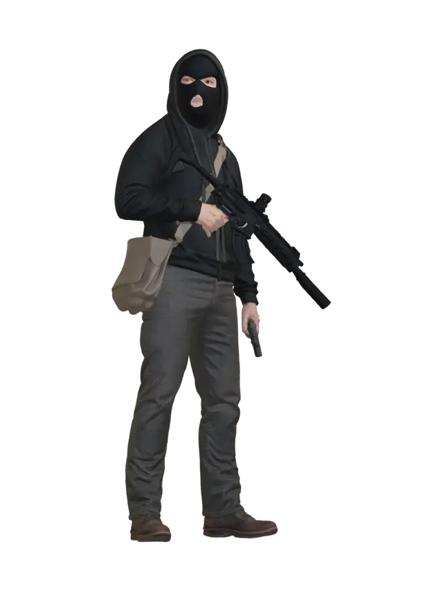 3D model for Shadowed Rifleman