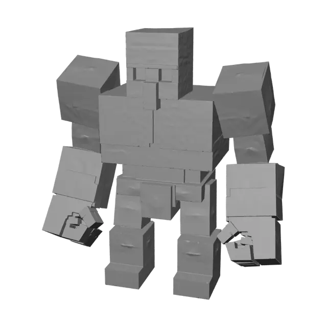 3D model for Mossy Stone Golem