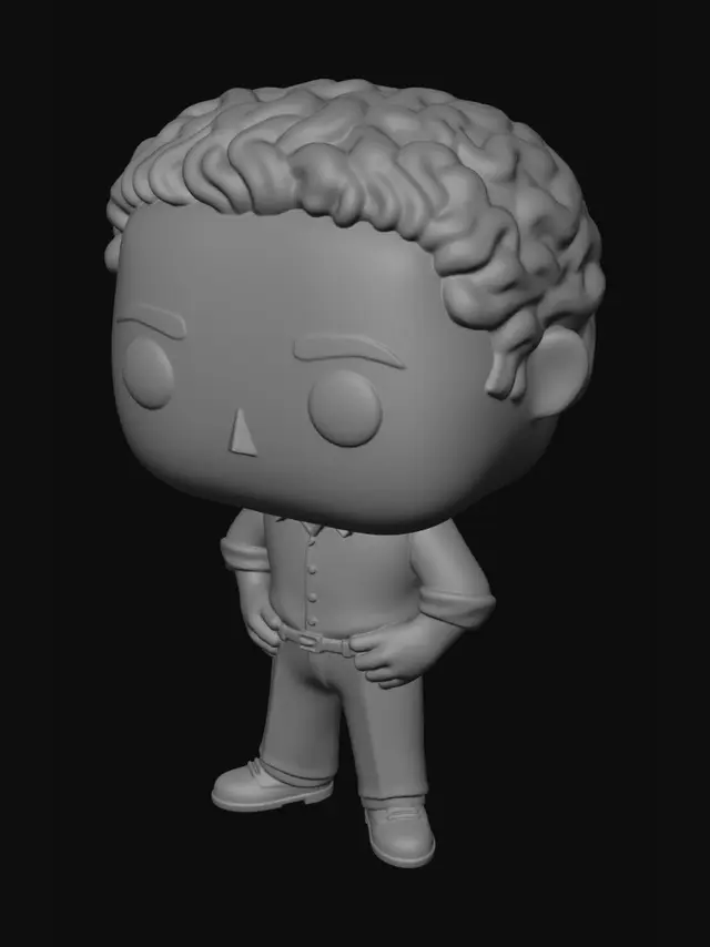 3D model for Black Shirt Executive