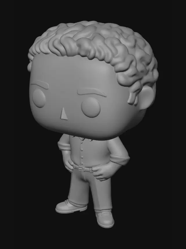 3D model for Black Shirt Executive