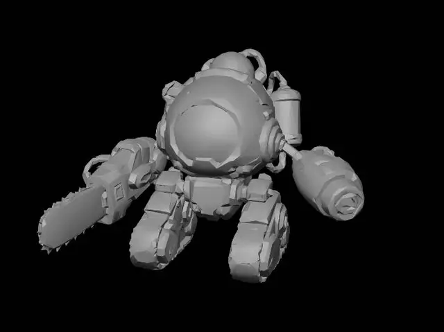 3D model for Bio-Mech: Infect, Destroy, Adapt