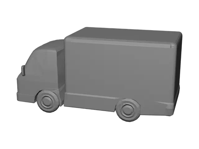 3D model for KT Alpha Shopping Truck