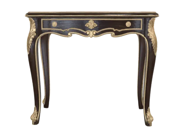 3D model for Gilded Rococo Marble Console Table