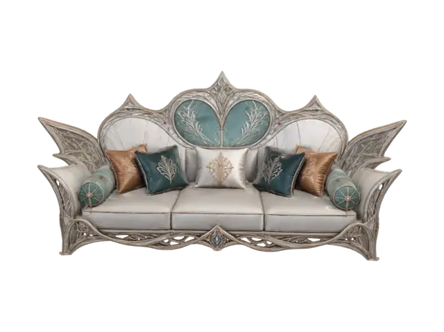 3D model for Gilded Leaf Sofa
