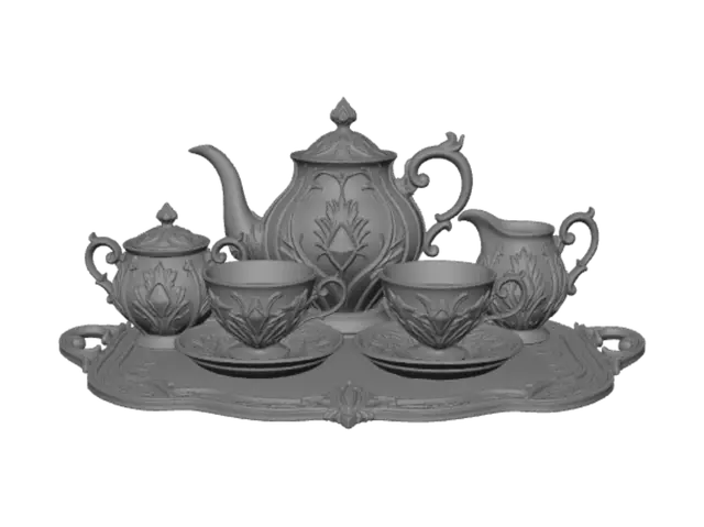 3D model for Regal Tea Service