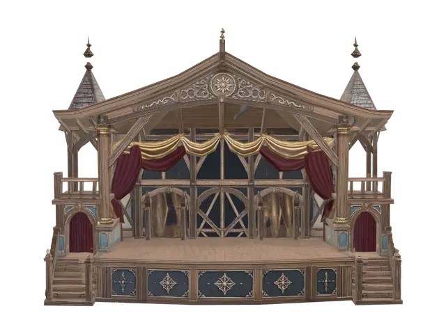 3D model for Gilded Timber Stage