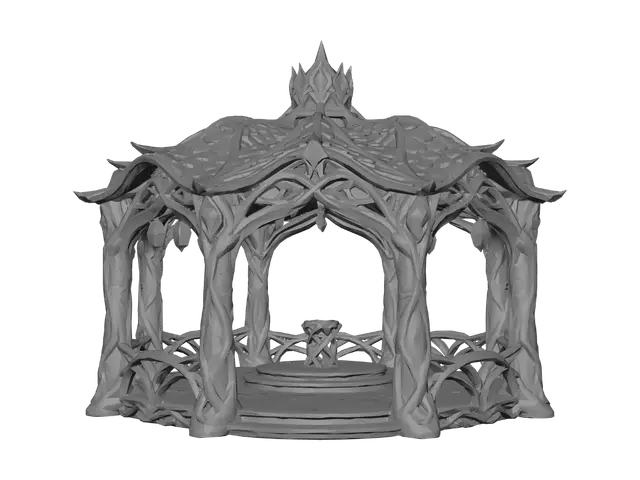 3D model for Luminous Crystal Pavilion