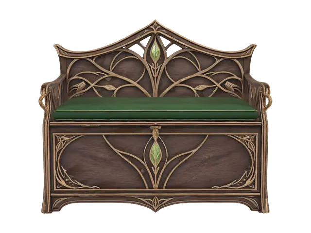3D model for Emerald Vine Bench