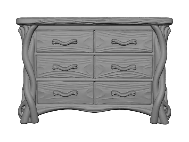 3D model for Twisted Root Dresser