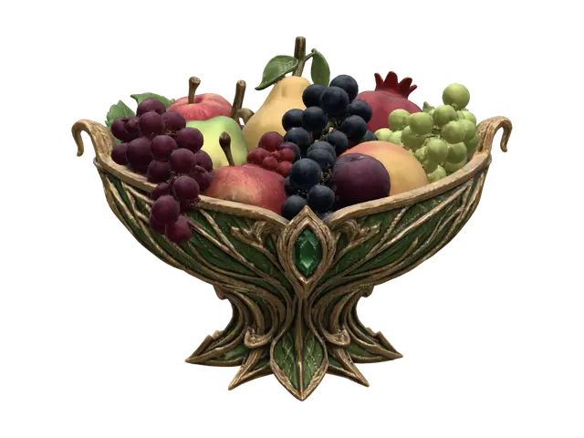 3D model for Elven Fruit Basket