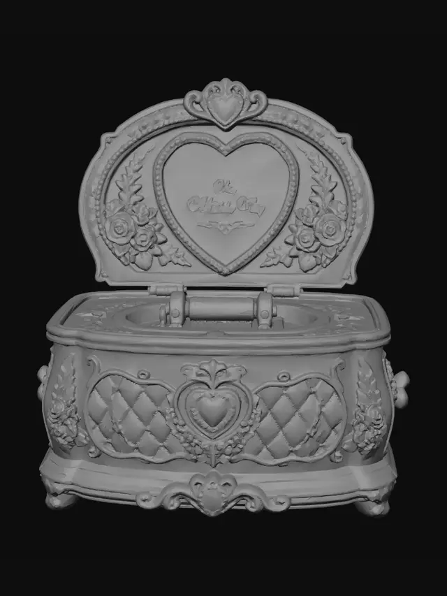 3D model for Our Wedding Day Keepsake Box