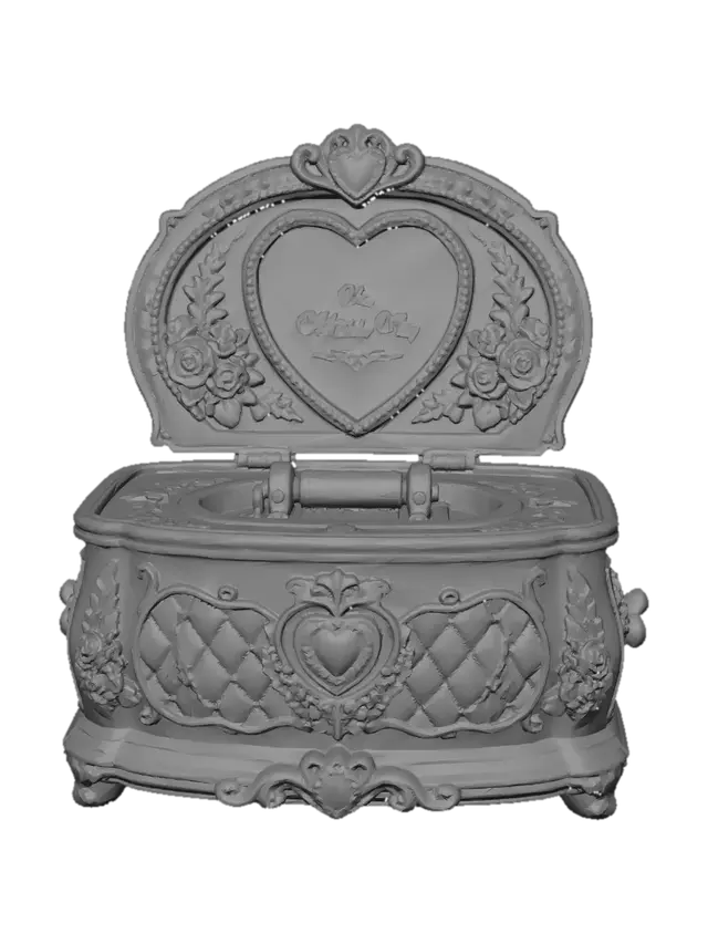 3D model for Our Wedding Day Keepsake Box