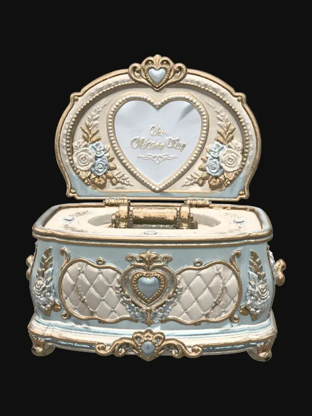 3D model for Our Wedding Day Keepsake Box