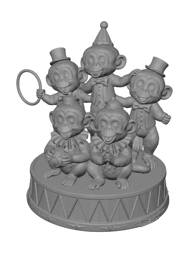 3D model for Circus Monkeys