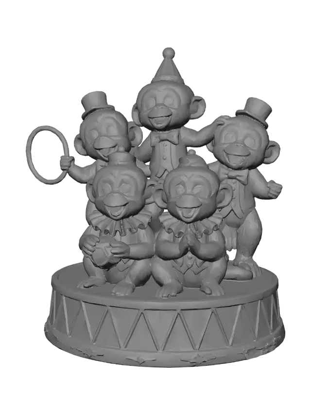 3D model for Circus Monkeys