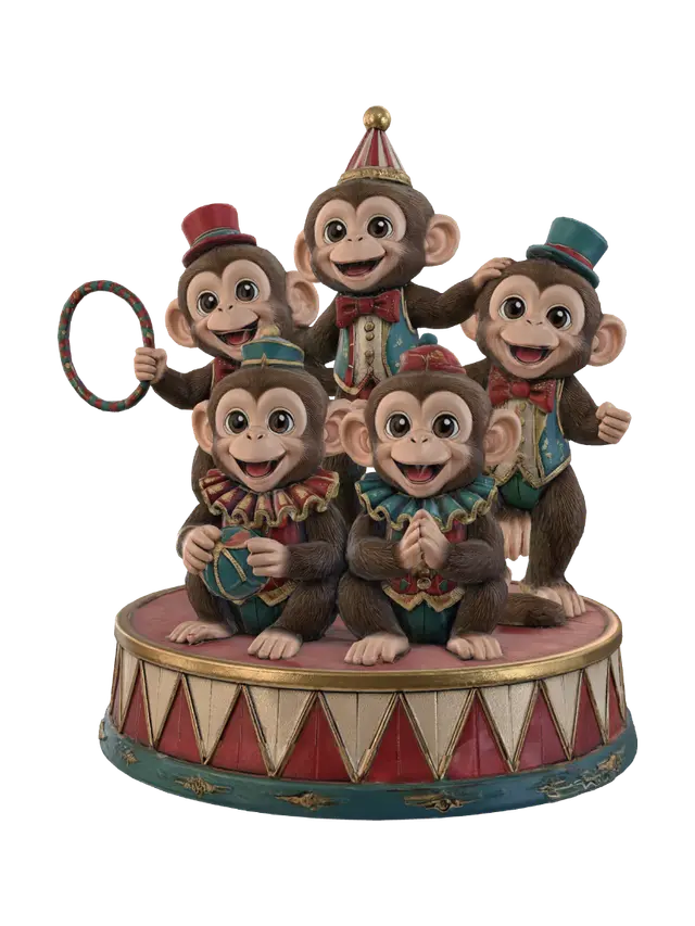 3D model for Circus Monkeys
