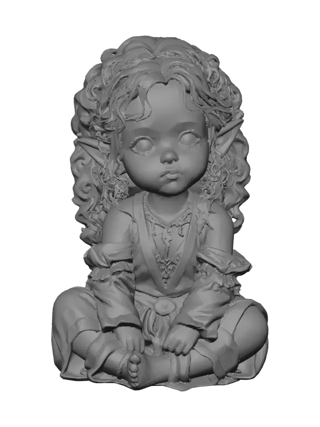 3D model for Little Elf Princess