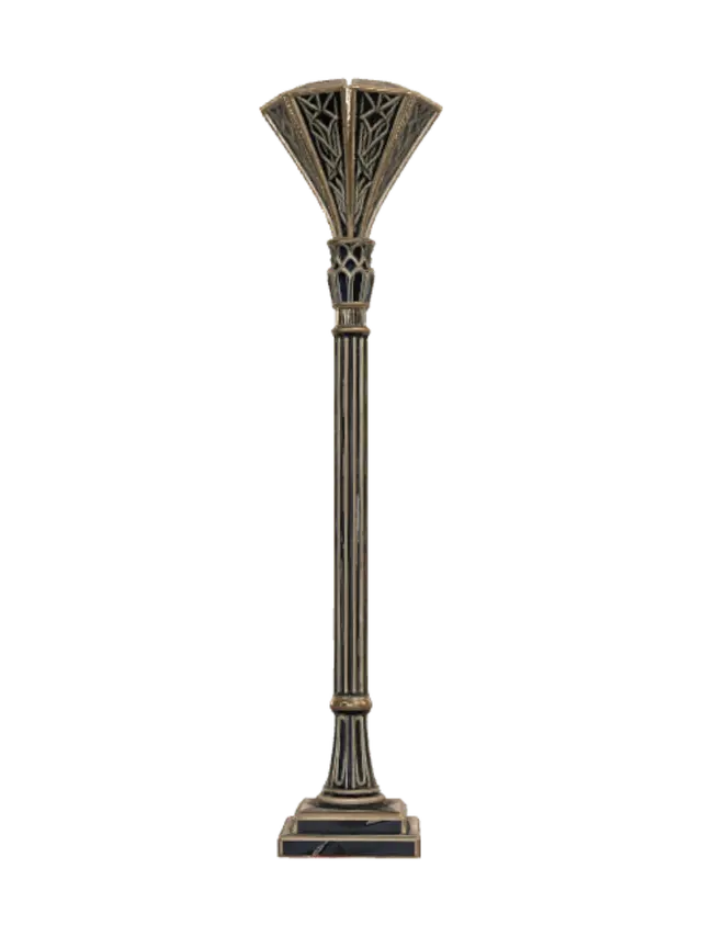 Golden Torch Trophy lamp - Victory 3D model, vytvořený pomocí AI