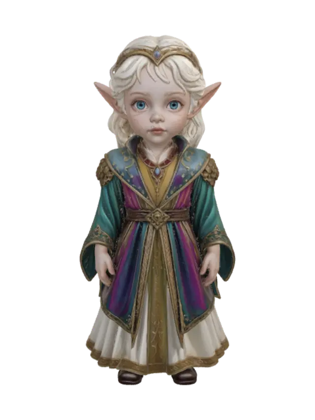 3D model for Elven Princess Doll