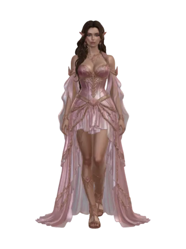 3D model for Rosegold Enchantress