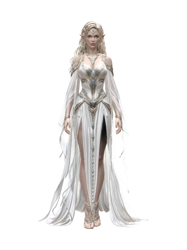 3D model for Celestial Elven Empress