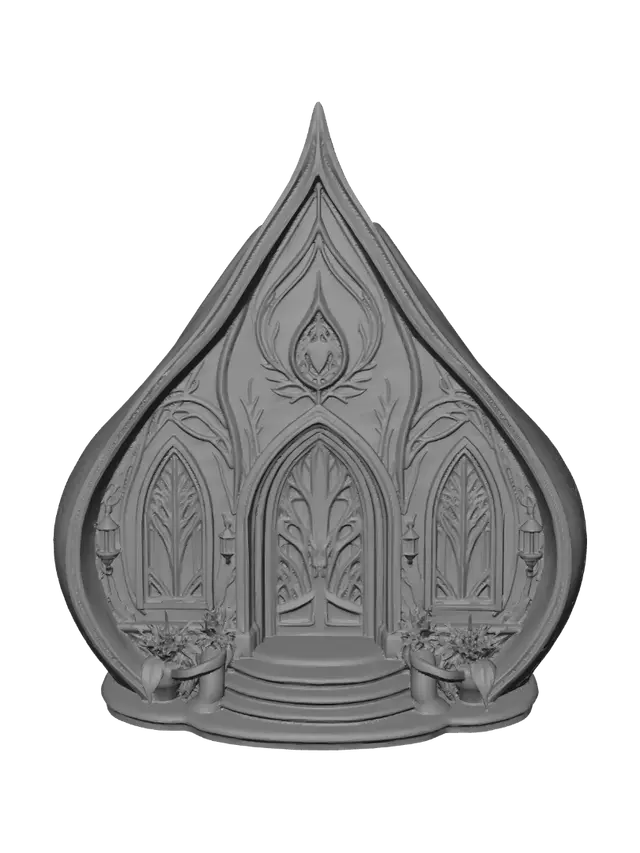 3D model for Leafspire Cathedral