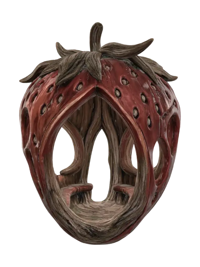 Strawberry Hollow 3D model, vytvořený pomocí AI