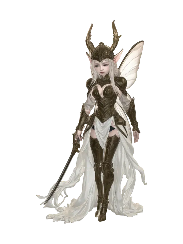3D model for Moonlit Valkyrie of the Fae