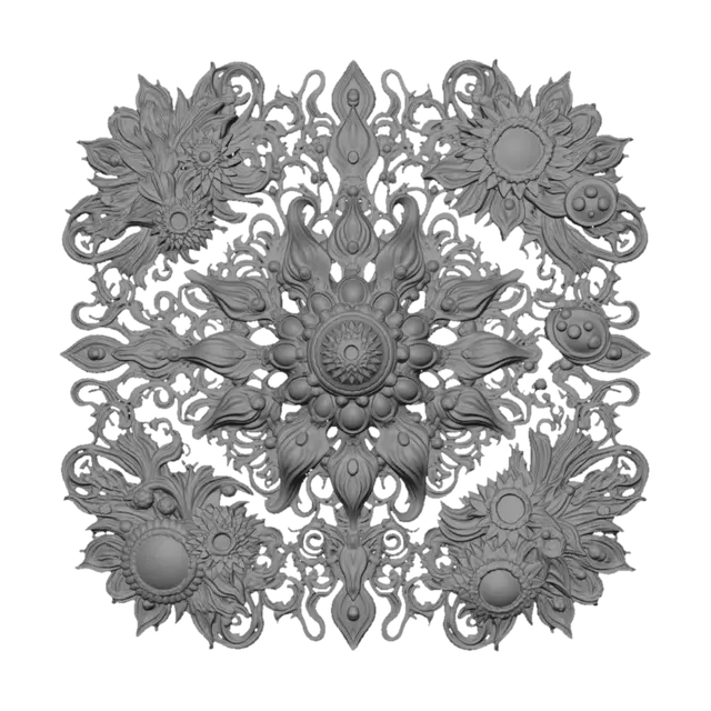 3D model for Gilded Sunburst