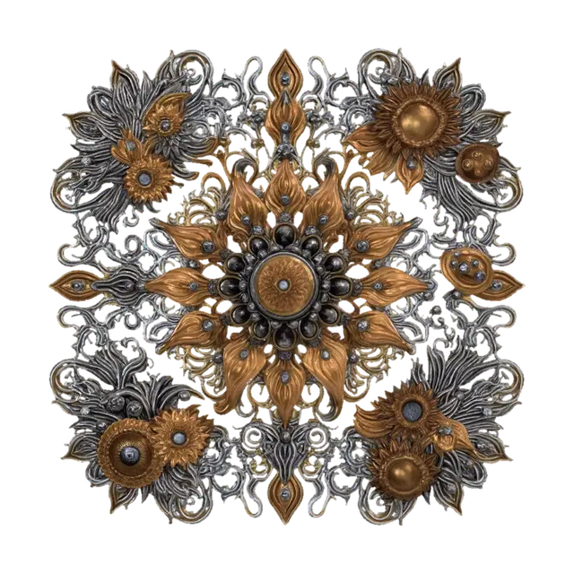 3D model for Gilded Sunburst