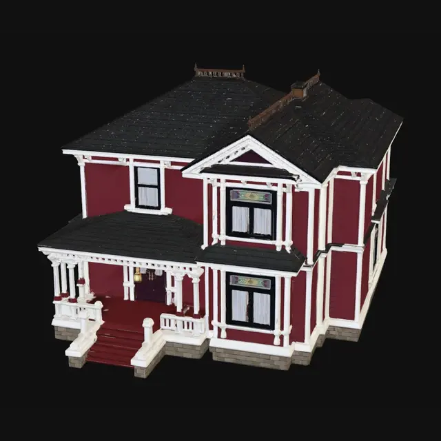 3D model for Crimson Victorian House