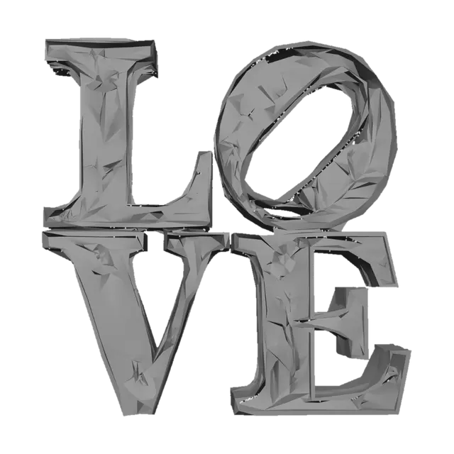 3D model for Floral Love