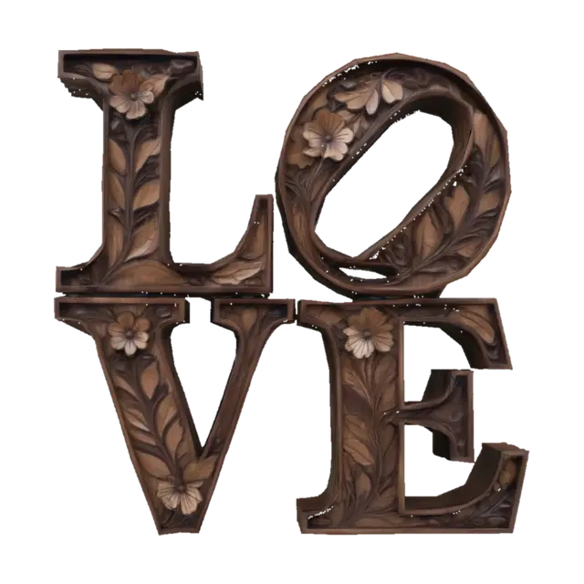 3D model for Floral Love
