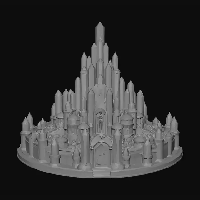 3D model for Emerald Citadel