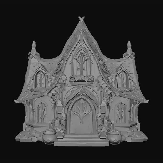 3D model for Gilded Ivy Cottage