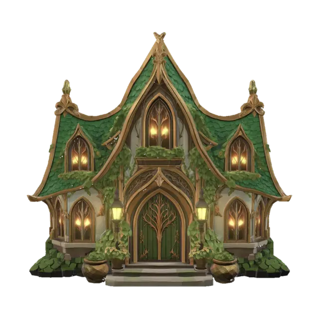 3D model for Gilded Ivy Cottage