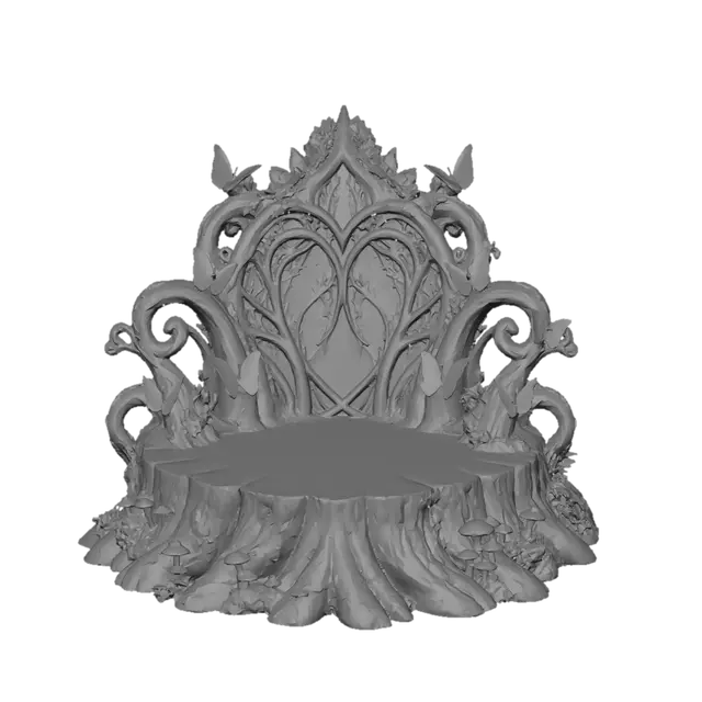 3D model for Enchanted Forest Throne