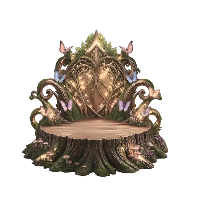 3D model for Enchanted Forest Throne