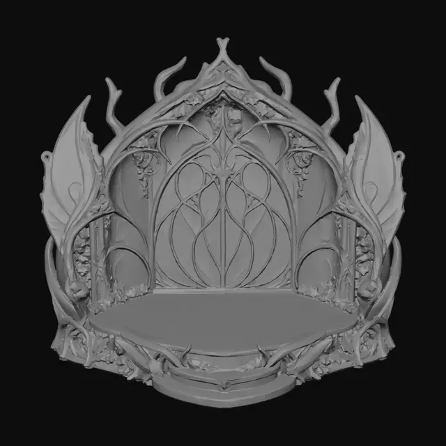 3D model for Verdant Veil Throne