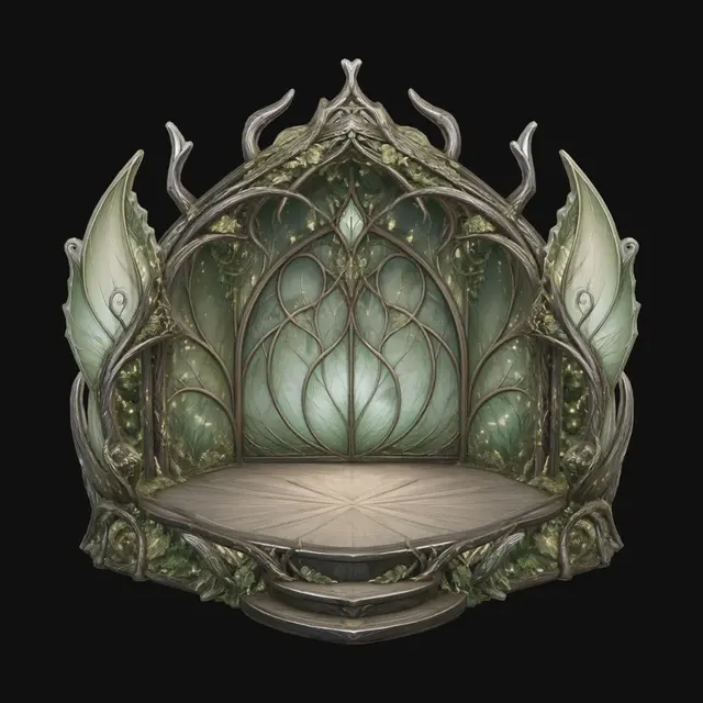 3D model for Verdant Veil Throne