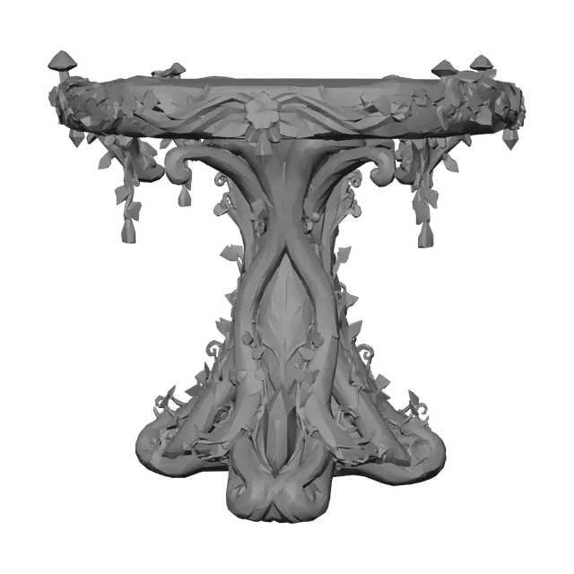3D model for Crystal Garden Table