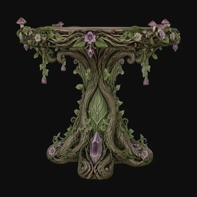 3D model for Crystal Garden Table