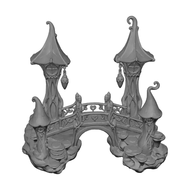 3D model for Moonlit Lantern Bridge